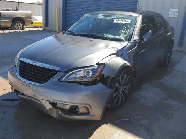 1C3CCBCG9DN727126 - 2013 CHRYSLER 200 LIMITE GRAY photo 2