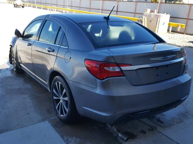 1C3CCBCG9DN727126 - 2013 CHRYSLER 200 LIMITE GRAY photo 3