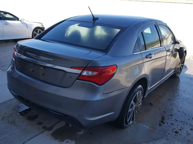 1C3CCBCG9DN727126 - 2013 CHRYSLER 200 LIMITE GRAY photo 4