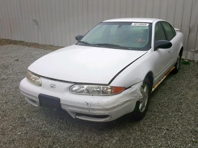 1G3NL52F84C171255 - 2004 OLDSMOBILE ALERO GL WHITE photo 2