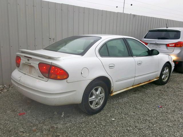 1G3NL52F84C171255 - 2004 OLDSMOBILE ALERO GL WHITE photo 4