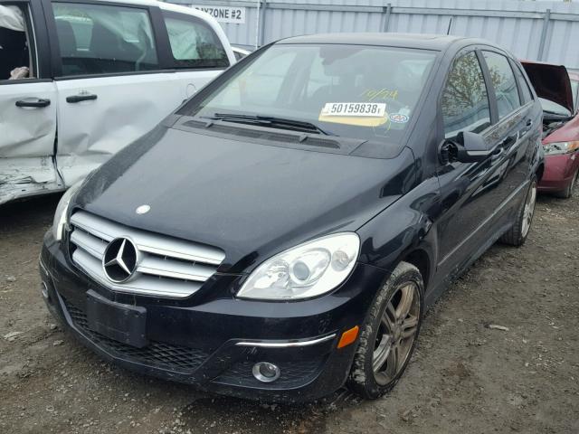 WDDFH3DB1AJ539034 - 2010 MERCEDES-BENZ B200 BLACK photo 2