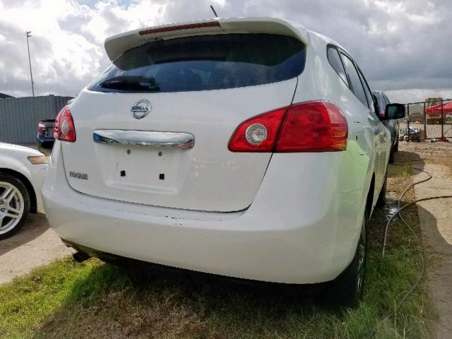 JN8AS5MT6DW510814 - 2013 NISSAN ROGUE S WHITE photo 4