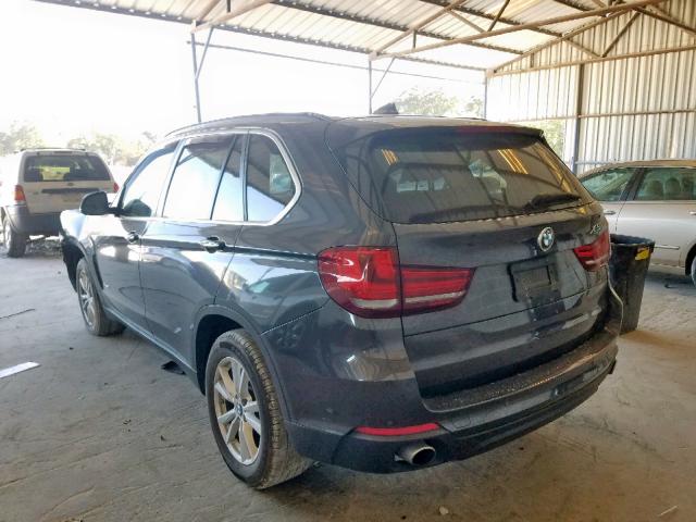 5UXKR0C51F0P07105 - 2015 BMW X5 XDRIVE3 GRAY photo 3