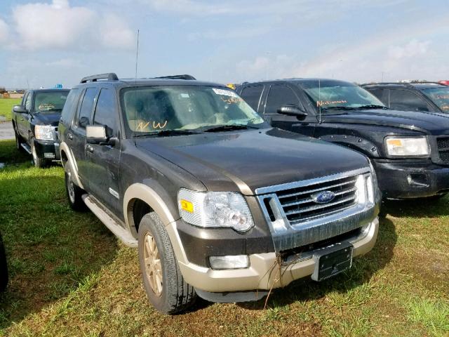 1FMEU64E68UB14961 - 2008 FORD EXPLORER E GRAY photo 1