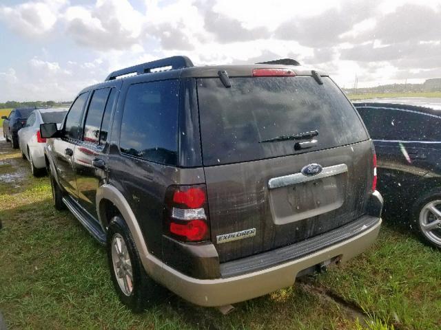 1FMEU64E68UB14961 - 2008 FORD EXPLORER E GRAY photo 3