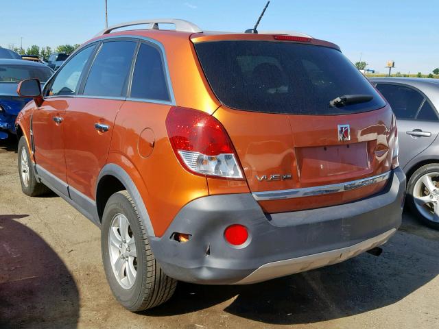 3GSCL33P18S665254 - 2008 SATURN VUE XE ORANGE photo 3