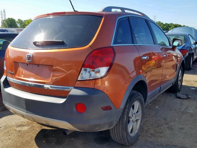 3GSCL33P18S665254 - 2008 SATURN VUE XE ORANGE photo 4