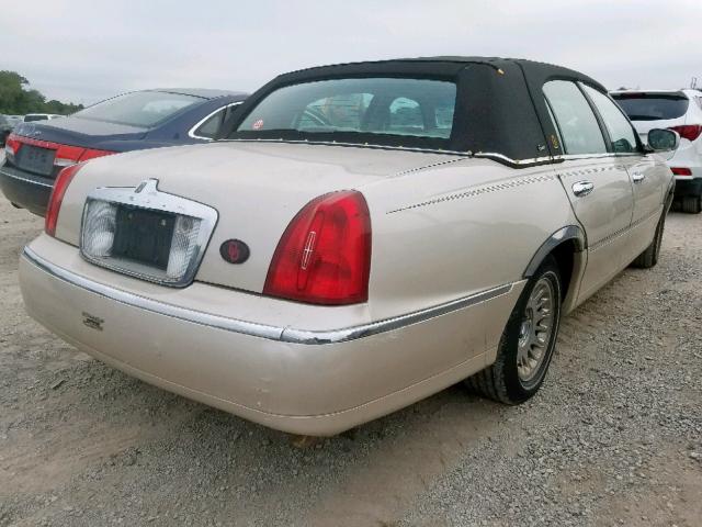 1LNHM83WXYY928316 - 2000 LINCOLN TOWN CAR C CREAM photo 4