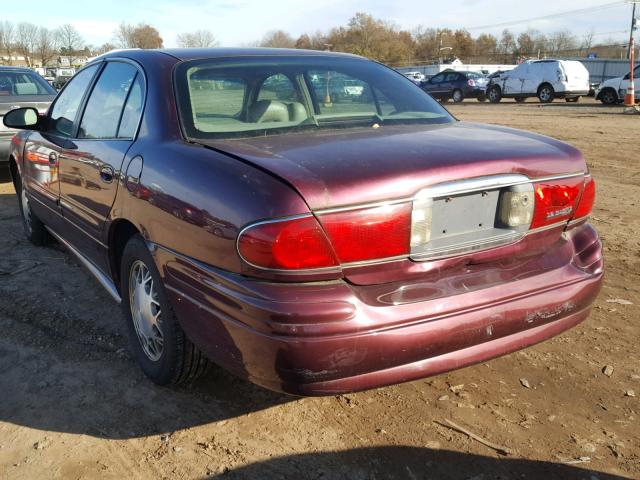 1G4HP52K83U274646 - 2003 BUICK LESABRE CU BURGUNDY photo 3