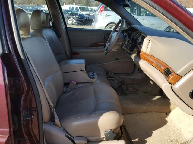 1G4HP52K83U274646 - 2003 BUICK LESABRE CU BURGUNDY photo 5