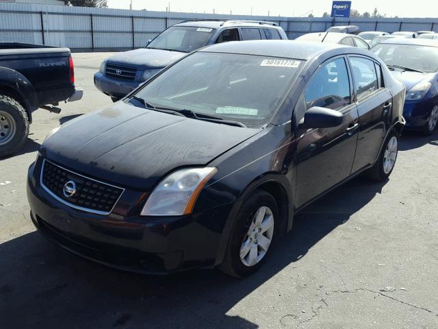 3N1AB61E48L668316 - 2008 NISSAN SENTRA 2.0 BLACK photo 2