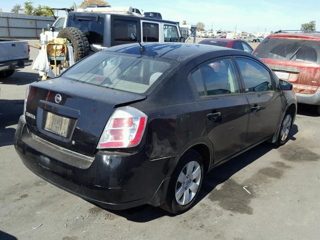 3N1AB61E48L668316 - 2008 NISSAN SENTRA 2.0 BLACK photo 4