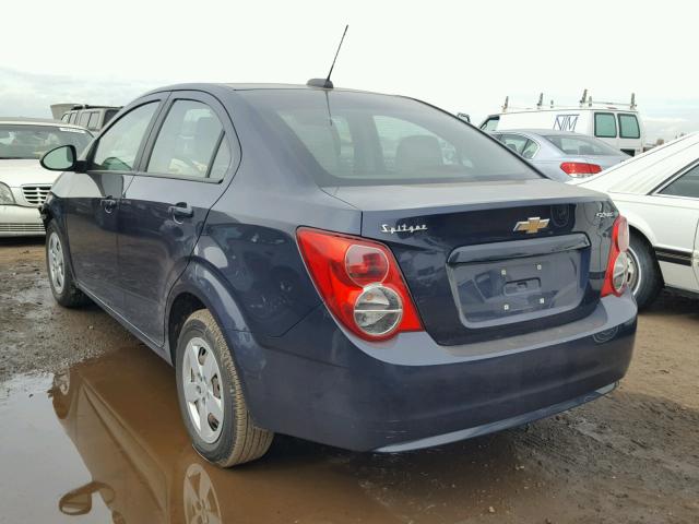 1G1JA5SH6F4143515 - 2015 CHEVROLET SONIC LS BLUE photo 3
