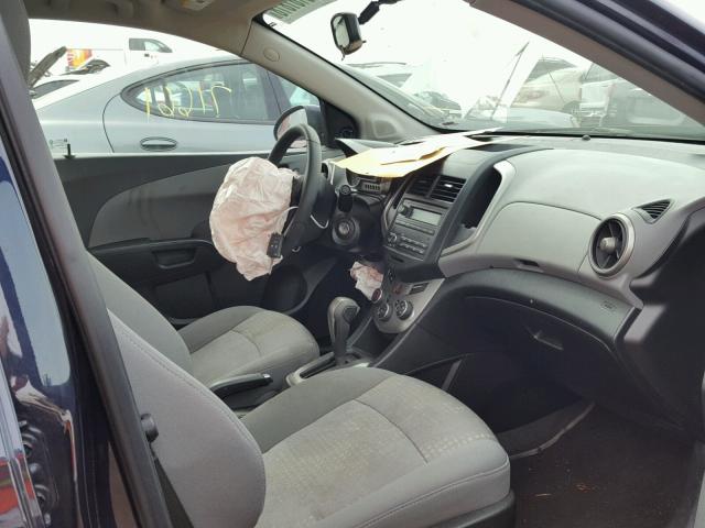 1G1JA5SH6F4143515 - 2015 CHEVROLET SONIC LS BLUE photo 5