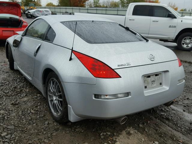 JN1BZ34EX8M751684 - 2008 NISSAN 350Z COUPE SILVER photo 3