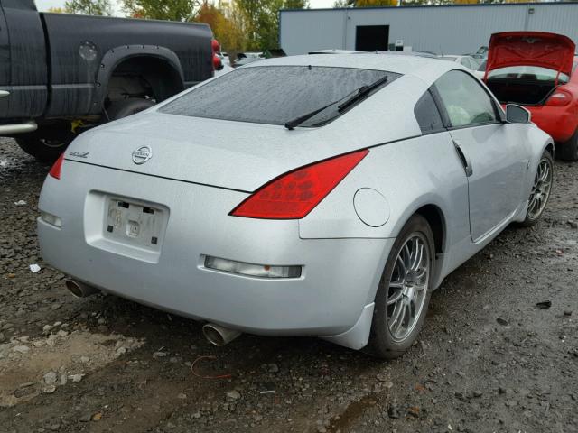 JN1BZ34EX8M751684 - 2008 NISSAN 350Z COUPE SILVER photo 4