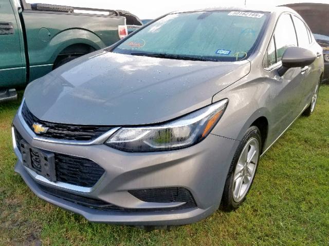 1G1BE5SM0H7211461 - 2017 CHEVROLET CRUZE LT GRAY photo 2