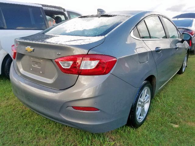 1G1BE5SM0H7211461 - 2017 CHEVROLET CRUZE LT GRAY photo 4