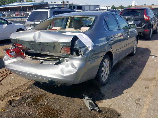 JTHBF30GX20086845 - 2002 LEXUS ES 300 GRAY photo 4