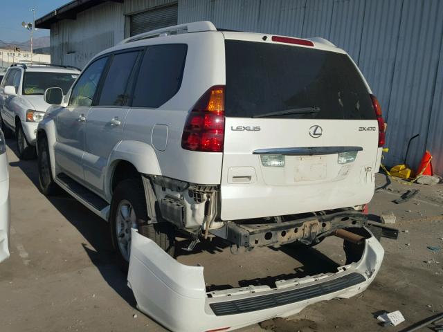 JTJBT20X940058393 - 2004 LEXUS GX 470 WHITE photo 3