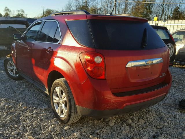 2GNALDEK1D1161164 - 2013 CHEVROLET EQUINOX LT RED photo 3