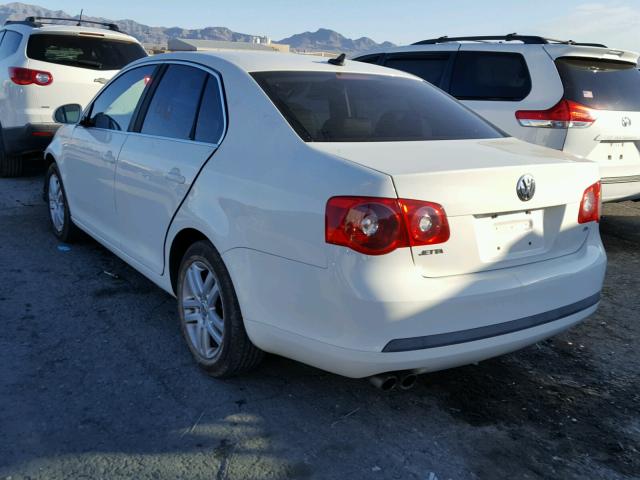 3VWSF71K17M010444 - 2007 VOLKSWAGEN JETTA 2.5 WHITE photo 3