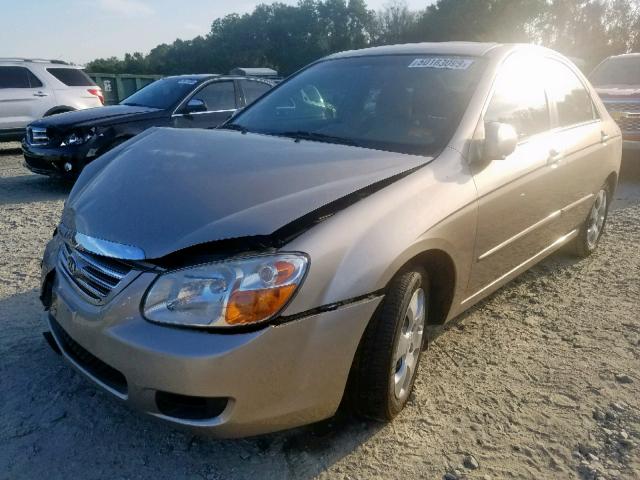 KNAFE121575456402 - 2007 KIA SPECTRA EX GOLD photo 2