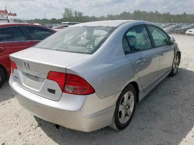 1HGFA16836L064519 - 2006 HONDA CIVIC EX SILVER photo 4