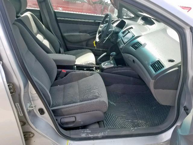 1HGFA16836L064519 - 2006 HONDA CIVIC EX SILVER photo 5