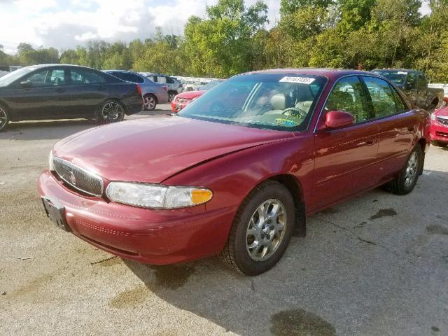 2G4WS52JX51102985 - 2005 BUICK CENTURY CU MAROON photo 2