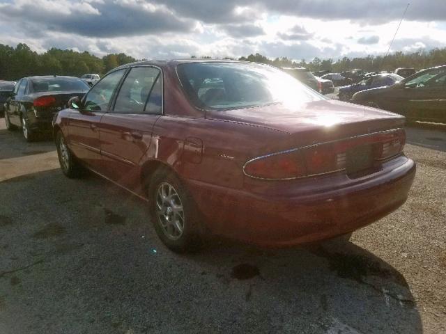 2G4WS52JX51102985 - 2005 BUICK CENTURY CU MAROON photo 3