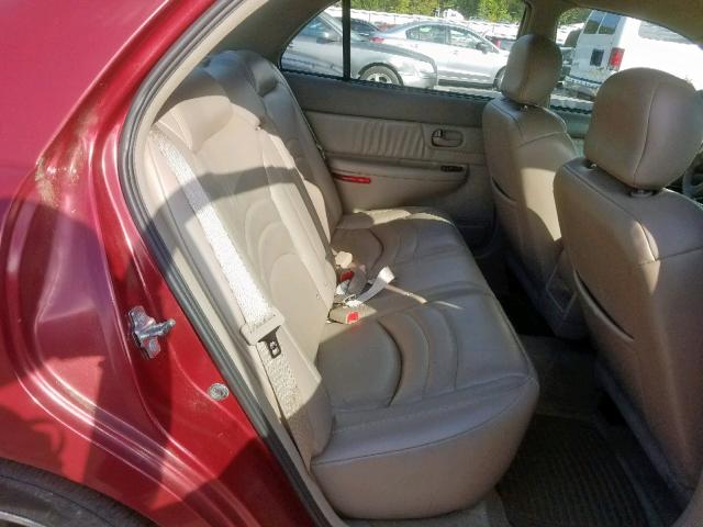 2G4WS52JX51102985 - 2005 BUICK CENTURY CU MAROON photo 6