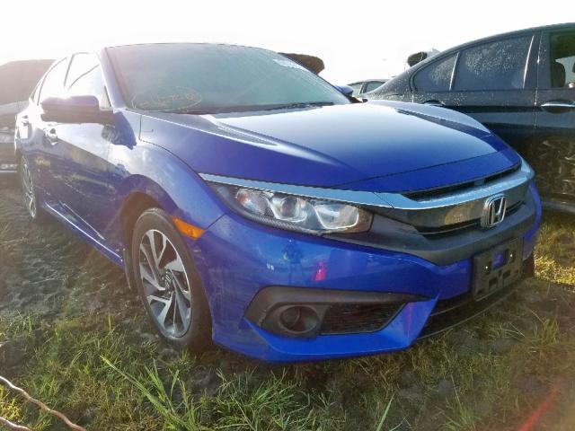 2HGFC2F8XJH589227 - 2018 HONDA CIVIC EX BLUE photo 1