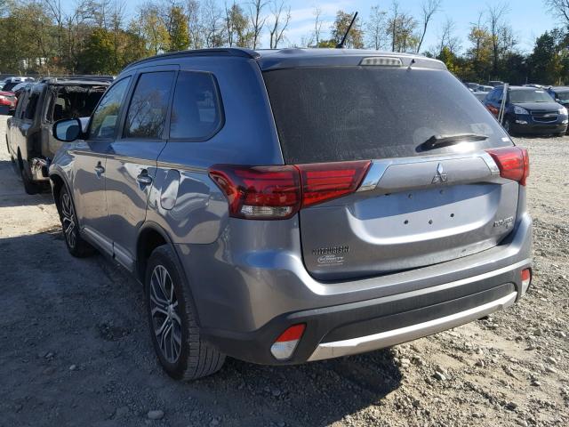 JA4AZ3A30GZ033858 - 2016 MITSUBISHI OUTLANDER GRAY photo 3