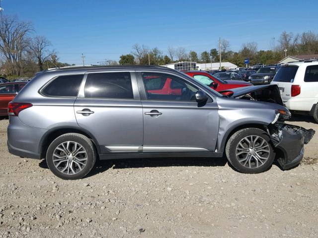 JA4AZ3A30GZ033858 - 2016 MITSUBISHI OUTLANDER GRAY photo 9