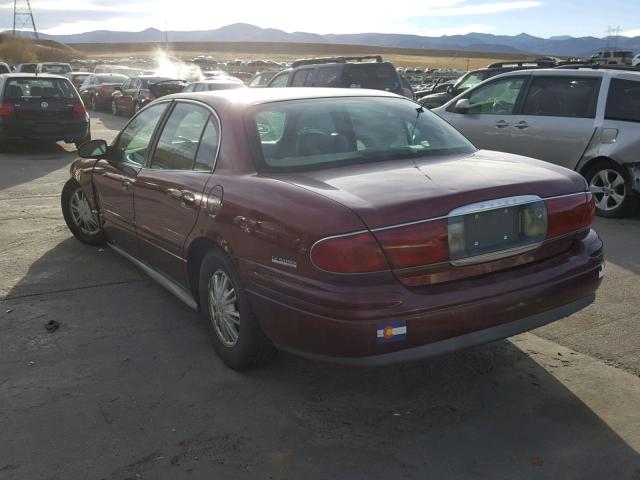 1G4HR54K12U294355 - 2002 BUICK LESABRE LI MAROON photo 3