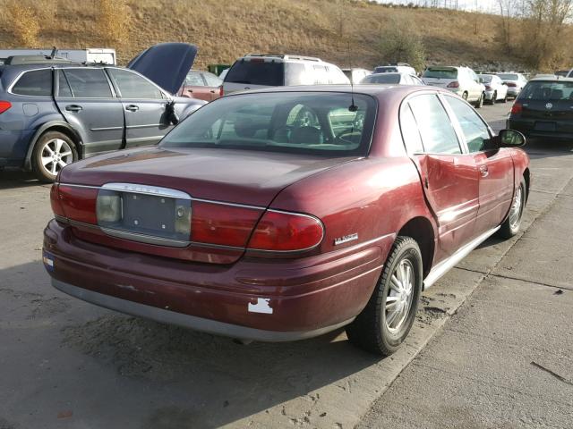 1G4HR54K12U294355 - 2002 BUICK LESABRE LI MAROON photo 4