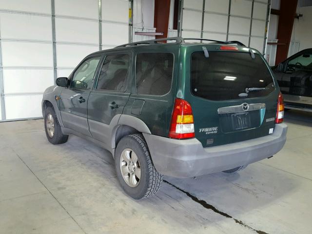 4F2YU06191KM16612 - 2001 MAZDA TRIBUTE DX 绿色 照片 3