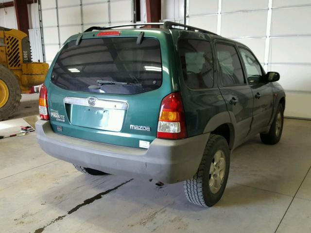 4F2YU06191KM16612 - 2001 MAZDA TRIBUTE DX 绿色 照片 4