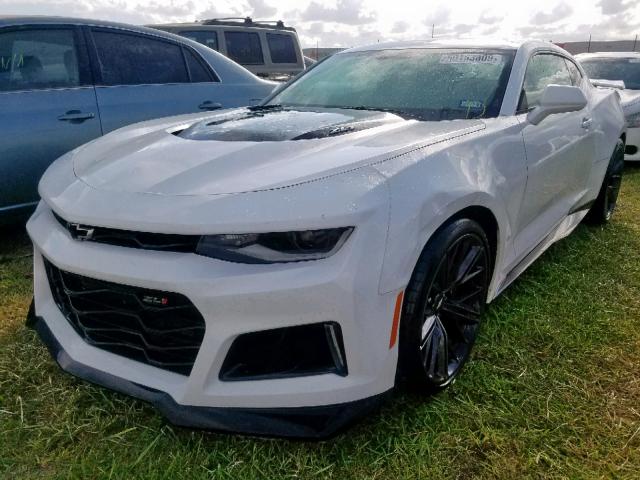 1G1FJ1R62H0209488 - 2017 CHEVROLET CAMARO ZL1 WHITE photo 2