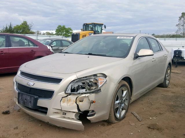 1G1ZC5EBXAF143003 - 2010 CHEVROLET MALIBU 1LT 金色 照片 2