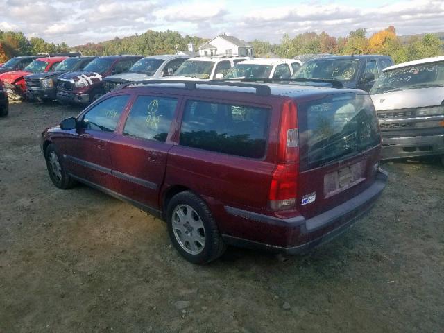 YV1SW53D011138369 - 2001 VOLVO V70 T5 TUR RED photo 3