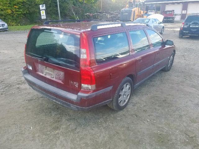 YV1SW53D011138369 - 2001 VOLVO V70 T5 TUR RED photo 4