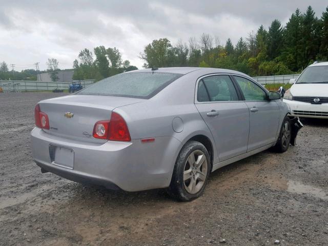 1G1ZB5EBXAF224294 - 2010 CHEVROLET MALIBU LS GRAY photo 4