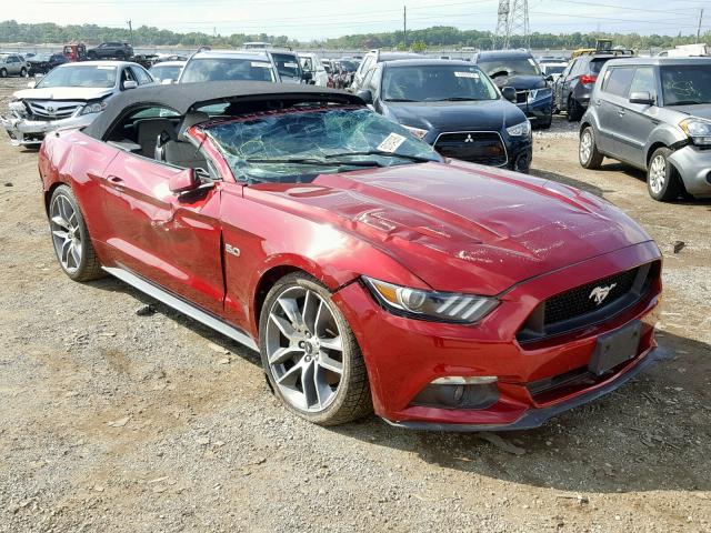 1FATP8FF3G5224630 - 2016 FORD MUSTANG GT RED photo 1