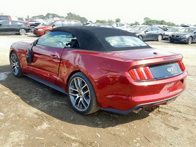 1FATP8FF3G5224630 - 2016 FORD MUSTANG GT RED photo 3