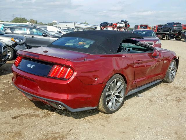 1FATP8FF3G5224630 - 2016 FORD MUSTANG GT RED photo 4