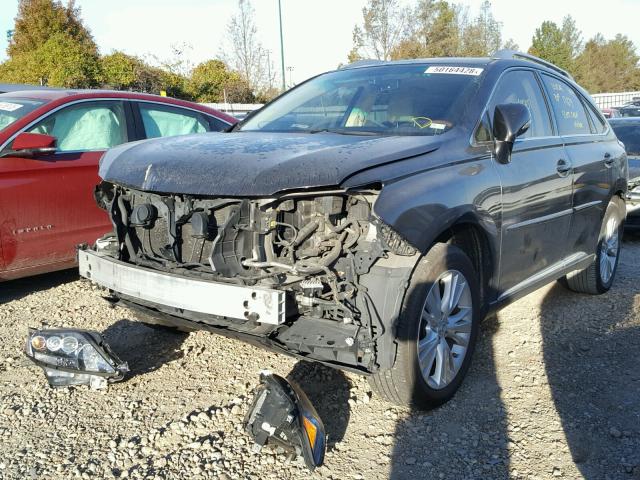 JTJBC1BA6A2021255 - 2010 LEXUS RX 450 GRAY photo 2