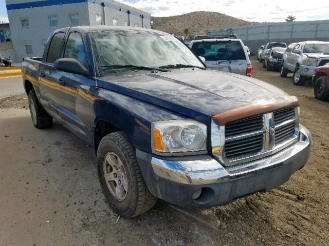 1D7HW48K95S295504 - 2005 DODGE DAKOTA QUA BLUE photo 1